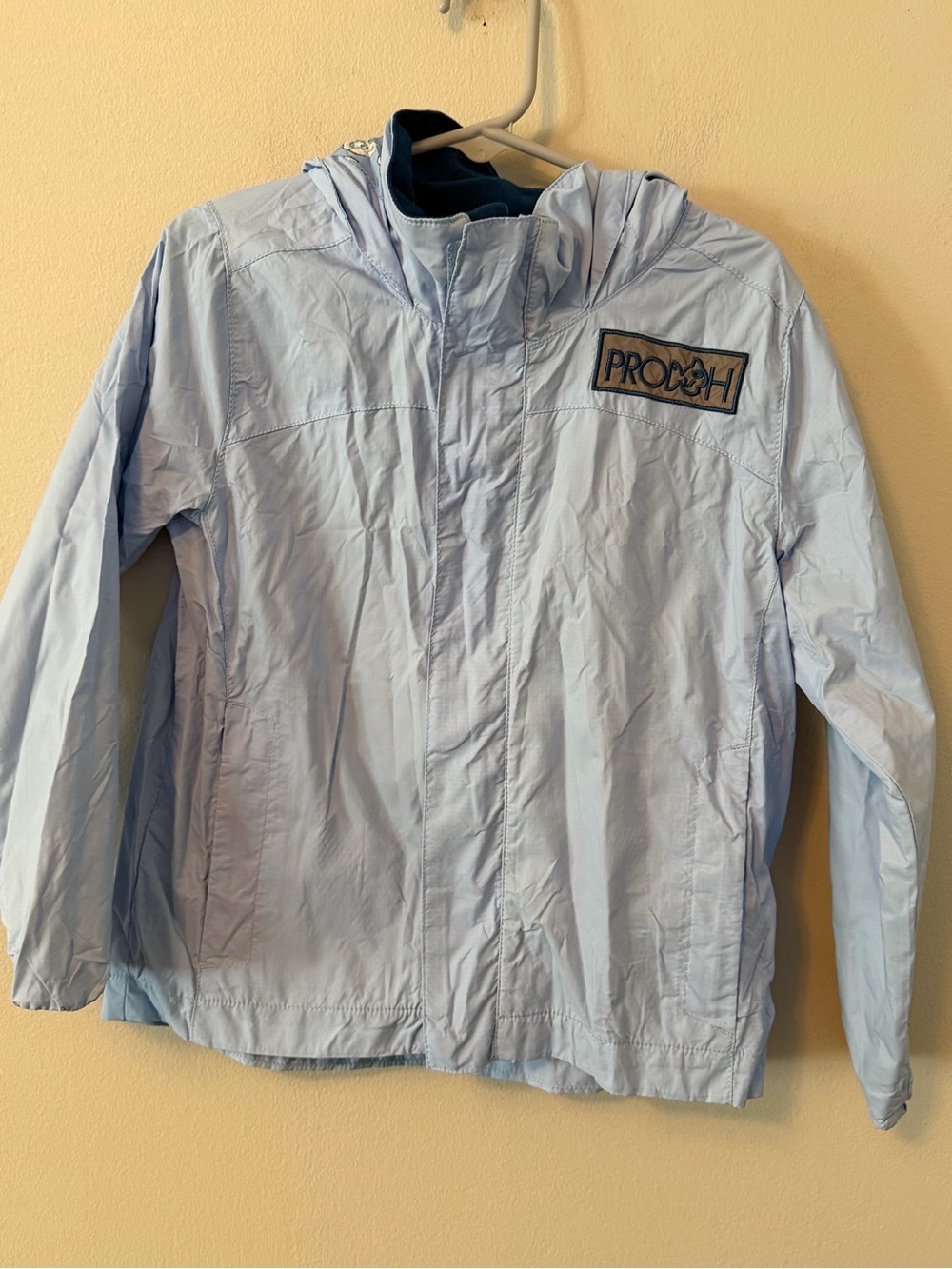Prodoh Light Blue Hooded Rain Jacket